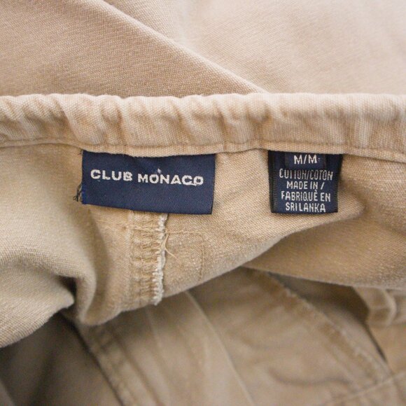 Club Monaco Drawstring Casual Cargo Pants Medium Khaki - Picture 6 of 7